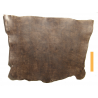 Peau de Vachette Tannage Végétal Marron Vieilli