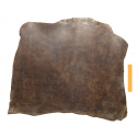 Peau de Vachette Tannage Végétal Marron Vieilli