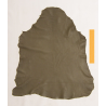 Peau Entière Cuir d'Agneau Marron Taupe lisse satiné