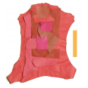 1 kg Chutes de Cuir nuances de rose