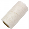 Bobine de Fil Nylon Tressé Ciré Blanc 260 mètres
