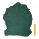 Peau Entière Cuir de Mouton  Velours Vert Pin