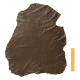 Peau Cuir de Mouton Marron Vieilli
