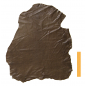 Peau Cuir de Mouton Marron Vieilli