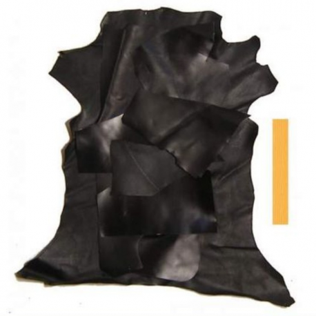 0,5 kg Chutes de Cuir Noir