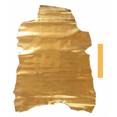 Peau Entière Cuir de Chèvre Doré