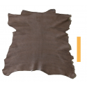 Peau Entière Cuir de Chèvre Aubergine Vieilli
