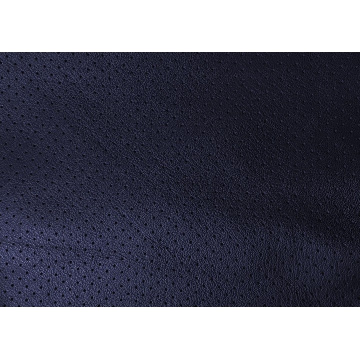 Peau Veau Bleu Marine Perforé